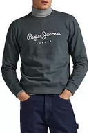 Bluzy męskie - Pepe Jeans Bluza męska Nouvel, Zielony (Regent Green), L - miniaturka - grafika 1