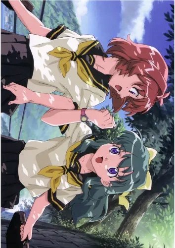 Plakat Anime Manga Onegai Twins ot_034 A3 (custom)