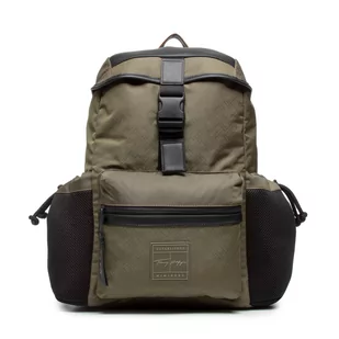 Tommy Hilfiger Plecak Th Signature Flap Backpack AM0AM08685 0H7 - Plecaki - miniaturka - grafika 1