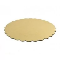 Akcesoria gastronomiczne - MONTEVERDI Podkłady pod TORT grube złote foliowane MONTEVERDI śr 34cm 50szt 1008908 - miniaturka - grafika 1