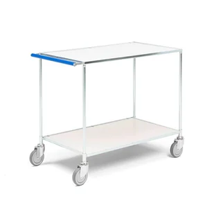 Wózek COOPER, obciążenie 150 kg, 1080x570x860 mm, biały - Inne urządzenia handlowo-usługowe - miniaturka - grafika 1