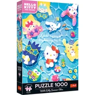 Puzzle - Puzzle, Trefl Premium Plus, Hello Kitty Letni relaks, 1000 el. - miniaturka - grafika 1