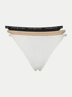 Majtki damskie - Tommy Hilfiger Komplet 3 par stringów UW0UW05754 Kolorowy - miniaturka - grafika 1