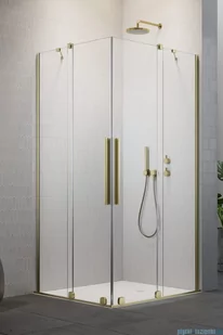 Radaway Furo Brushed Gold KDD kabina 80x100cm szczotkowane złoto 10105080-99-01L/10105100-99-01R - Kabiny prysznicowe Radaway Furo Brushed Gold KDD kabina 80x100cm szczotkowane złoto 10105080-99-01L/10105100-99-01R - Kabiny prysznicowe - miniaturka - grafika 1