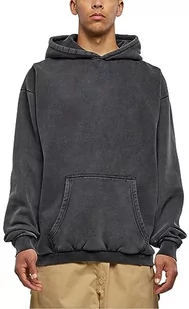 Urban Classics Męska bluza z kapturem Stone Washed Hoody, czarny, XXL - Bluzy męskie - miniaturka - grafika 1