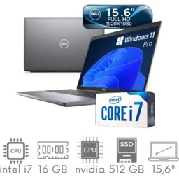 Dell Precision 3561 i7-11850H 16GB 512 SSD 15,6" FHD 1920x1080 Nvidia T600 4GB WiFi BT KAM Win11pro gw12mc - Elektronika OUTLET - miniaturka - grafika 1