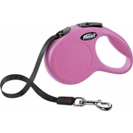 Smycze dla psów - Flexi Smycz taśma Classic, różowa, XS, 12 kg - miniaturka - grafika 1
