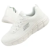 Buty sportowe męskie - Buty Skechers M 118106/OFWT białe - miniaturka - grafika 1