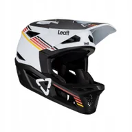 Kaski rowerowe - Leatt Kask Rowerowy Mtb Gravity 4.0 V23 Helmet White Kolor Biały/Czarny Roz - miniaturka - grafika 1