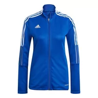 Bluzy damskie - Bluza Damska Adidas Tiro 21 Track Niebieska Gm7304-L - miniaturka - grafika 1