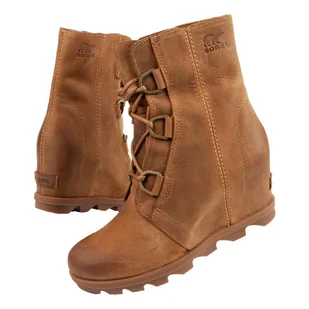 Buty botki Sorel [NL3492-286] skóra-38 - Botki damskie - miniaturka - grafika 1