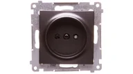 Gniazdka elektryczne - Kontakt Simon Simon 54 Gniazdo pojedyncze b/u 16A IP20 antracyt DG1Z.01/48 WMDW-00101x-048 0001-00000-41627 [4350270] - miniaturka - grafika 1