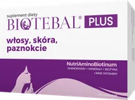 Włosy, skóra, paznokcie - BIOTEBAL PLUS włosy skóra paznokcie 30 tabletek - miniaturka - grafika 1