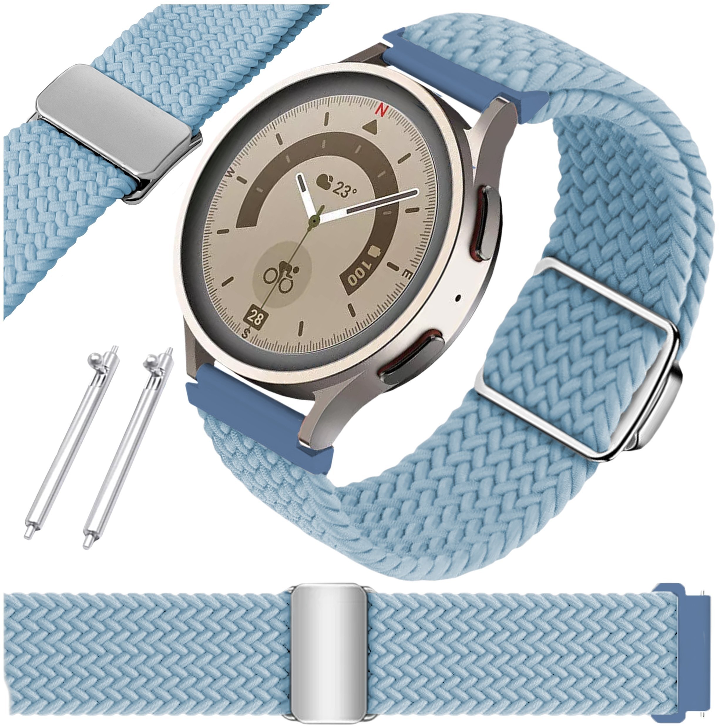 ChronSmarta Pasek ChronSmarta do Samsung Galaxy Watch 4 5 6 7 40mm 42mm 46mm Classic Pro Wzór 19