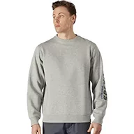 Bluzy męskie - Dickies - Bluza męska, bluza z okrągłym dekoltem Okemo, Better Cotton Initiative, Szary Melanż, M - miniaturka - grafika 1