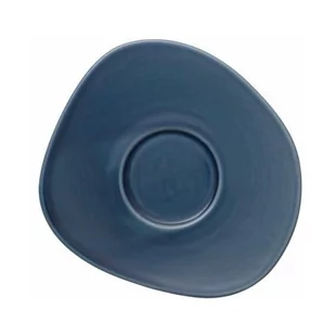 Jasnoniebieski porcelanowy spodek Villeroy & Boch Like Organic, 17,5 cm - Talerze - miniaturka - grafika 1