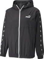 Kurtki męskie - Kurtka męska Puma ESS+TAPE Windbreaker czarna r. L - miniaturka - grafika 1