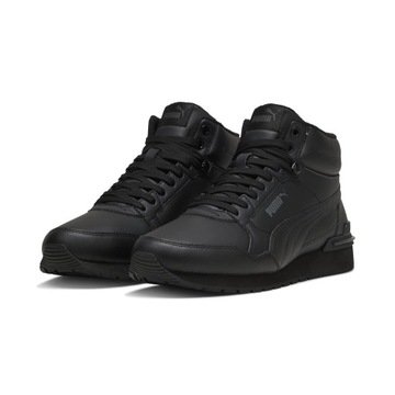 Buty męskie jesienne czarne Puma St Runner V4 Mid 40289301 wysokie 44.5