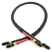Kable - Tellurium Q Ultra Black II RCA - Komplet kabli interkonekt RCA - RCA 2 x 1m 1m ✦ SALON ✦ ZAPYTAJ O RABAT ✦ RATY 30x0% - miniaturka - grafika 1