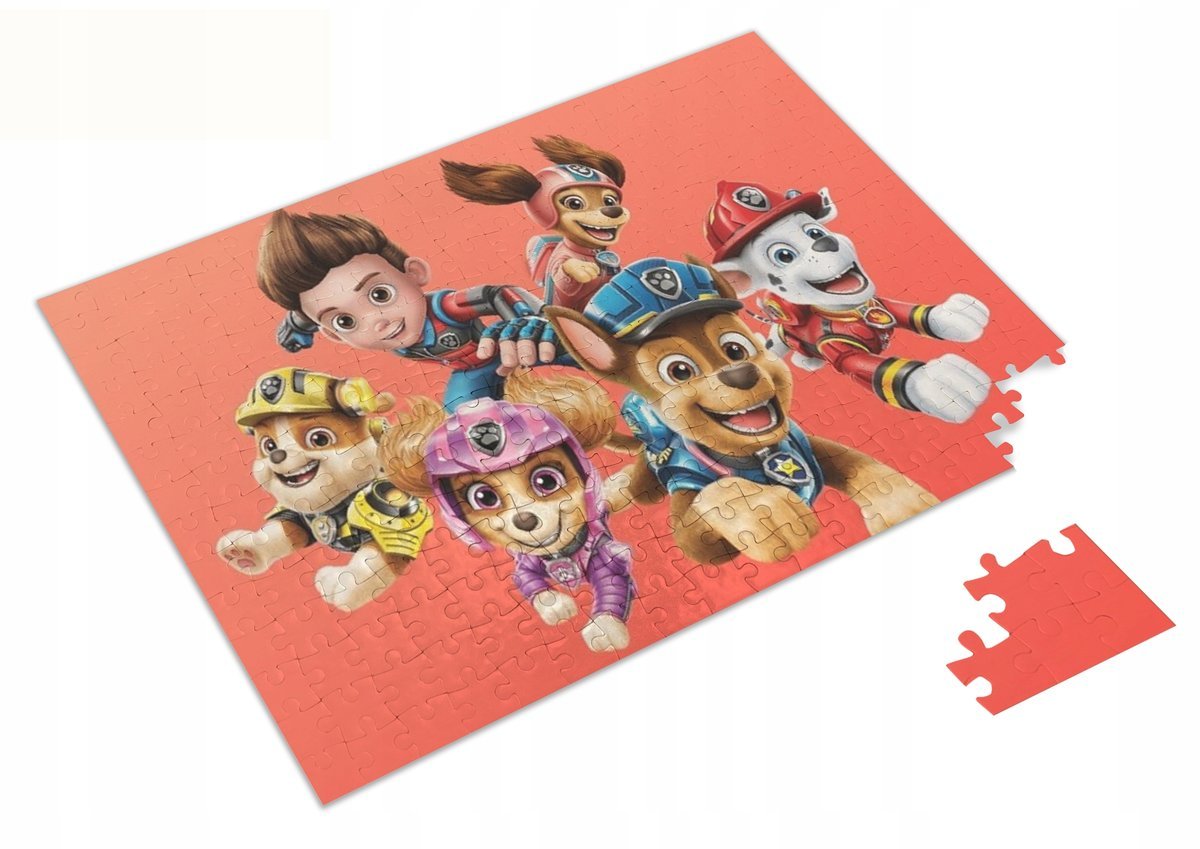 Puzzle Psi Patrol Pieski IMIĘ pudełko A4 120 el. 4