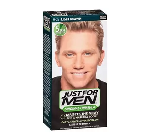 Just for Men farba do włosów, szampon do pielęgnacji farby JFM-H25 LIGHT BROWN - Szampony do włosów - miniaturka - grafika 1