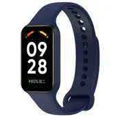 Akcesoria do smartwatchy - Pasek silikonowy Vanfone do Xiaomi Redmi Smart Band 2/Mi Band 8 Active, granatowy - miniaturka - grafika 1