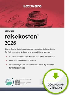 Program Lexware ESD / Lexware reisekosten 2025 / Online Download 08835-2041 - Programy finansowe i kadrowe - miniaturka - grafika 1