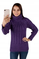 Swetry damskie - SWETER POLSKI wełna KOBIECY PREMIUM EXTRA PREZENT - miniaturka - grafika 1