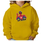 Bluzy dla dziewczynek - BLUZA DZIECIĘCA 67 SIX SEVEN VIRAL 110-116 CHŁOPIĘCA DZIEWCZĘCA PREZENT - miniaturka - grafika 1