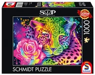 Puzzle - Puzzle, SHEENA PIKE Kolorowy lampart, 1000 el. - miniaturka - grafika 1