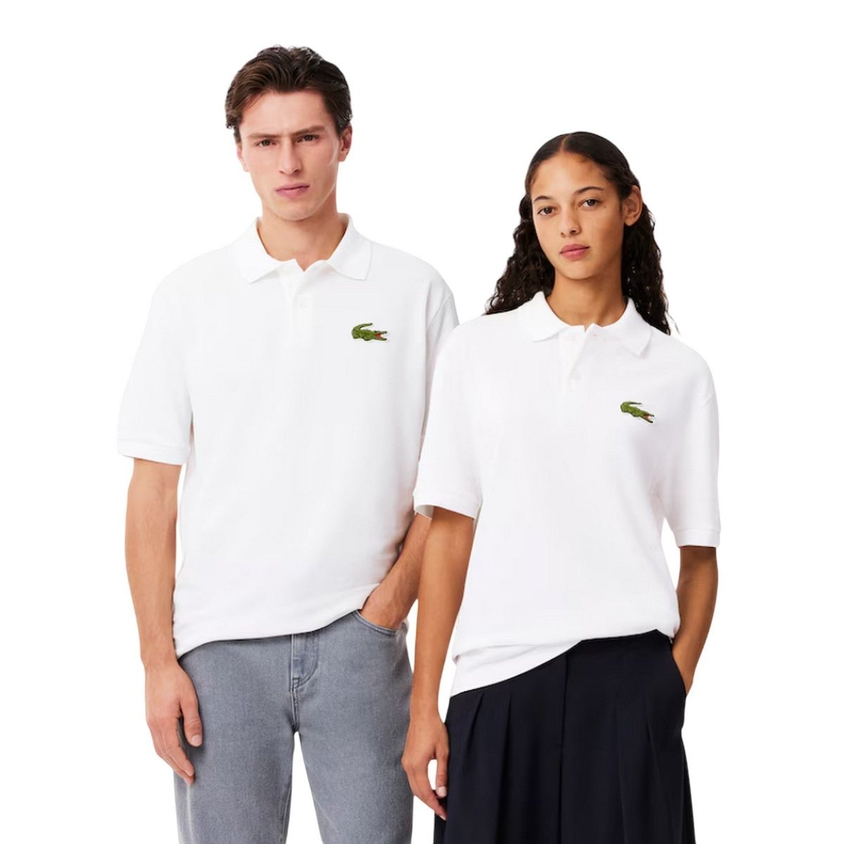 maglie donna lacoste - maglietta m/c - bianco