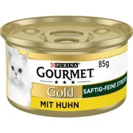 Mokra karma dla kotów - GOURMET Gold Soczyste, cienkie paski 12 x 85 g Kurczak - miniaturka - grafika 1