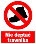 Akcesoria BHP - Zzo-26 Znak Tabliczka Bhp Nie Deptać Trawnika - miniaturka - grafika 1