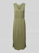 Sukienki - Sukienka midi z dekoltem w serek model ‘MODALA’ - miniaturka - grafika 1