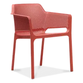 Krzesła - D2.Design Krzesło Net czerwone 81727 - miniaturka - grafika 1