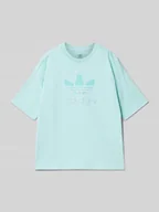 Koszulki dla chłopców - T-shirt z wyhaftowanym logo - miniaturka - grafika 1