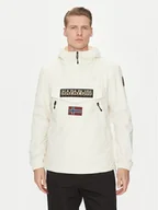 Kurtki męskie - Napapijri Kurtka anorak Rainforest NP0A4HX6 Écru Regular Fit - miniaturka - grafika 1