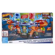 Tory, garaże, parkingi - Hot Wheels City Zakręcona megamyjnia HDP05 Mattel - miniaturka - grafika 1