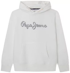 Pepe Jeans Chłopięca bluza z kapturem Nolan, Biały (nie biały), 14 Lat - Bluzy dla chłopców - miniaturka - grafika 1
