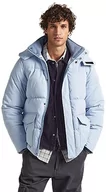 Kurtki męskie - Pepe Jeans Kurtka męska Biel Puffer, niebieski (wybielacz niebieski), XXL - miniaturka - grafika 1