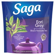 Herbata - Saga Herbata czarna aromatyzowana earl grey 112,5 g (75 torebek) - miniaturka - grafika 1