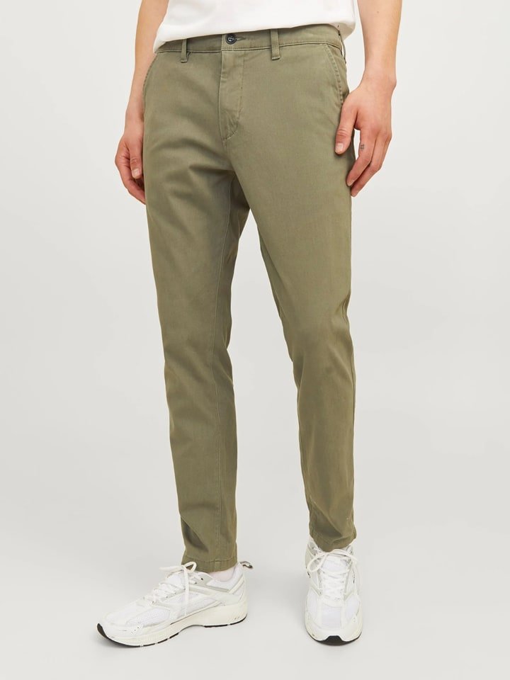 Jack & Jones Spodnie chino w kolorze khaki