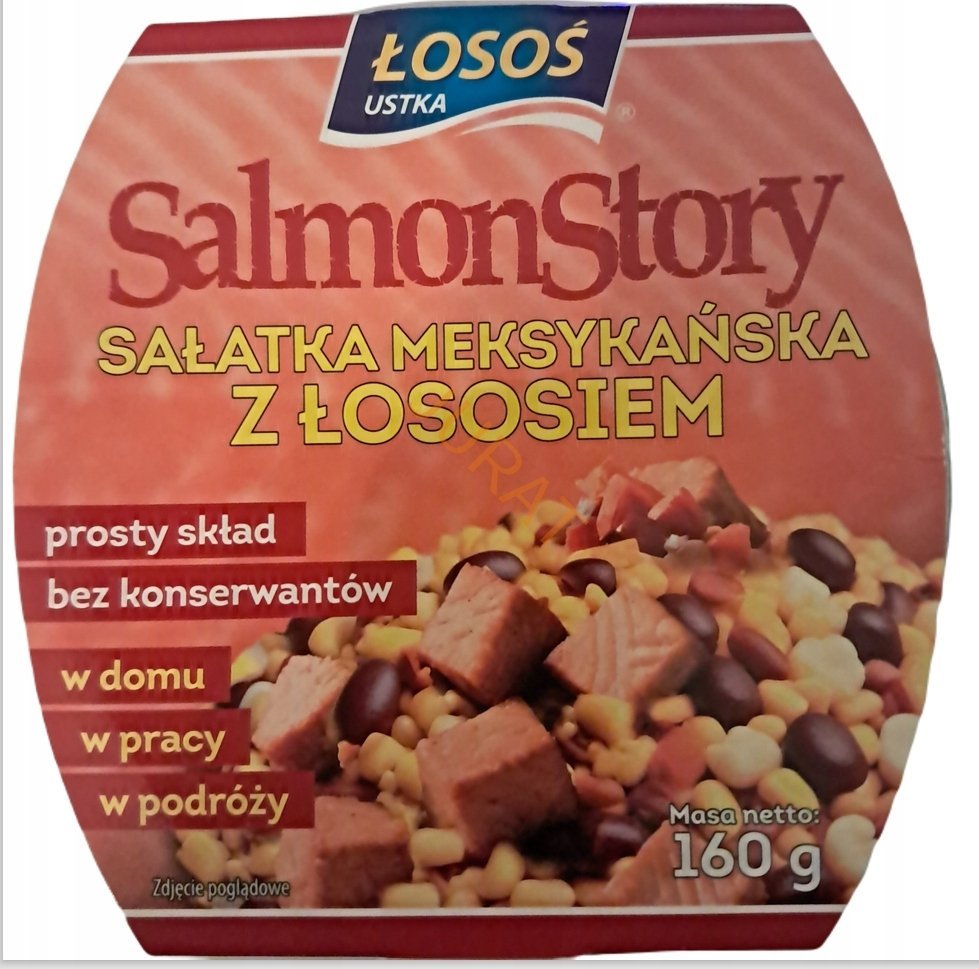 SAŁATKA meksykańska z Łososiem Łosoś Ustka 0,16 kg