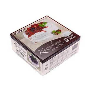 Mako Krążki Bezowe Do Tortów 300G - Dodatki do ciast w proszku - miniaturka - grafika 1