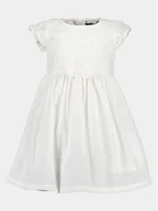 Sukienki i spódniczki dla dziewczynek - Blue Seven Sukienka letnia 919049 X Biały Regular Fit - miniaturka - grafika 1