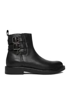 Botki damskie - MEXX Botki CEO-MX/042C-WI16 Czarny - miniaturka - grafika 1