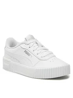 Buty dla dziewczynek - Puma Sneakersy Carina 2.0 Ps 386186 02 Biały - grafika 1