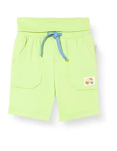 Sigikid Krótkie spodenki chłopięce, bermudy, swobodne szorty, Zielony/Truck Stop, 68 cm - Spodenki damskie - miniaturka - grafika 1