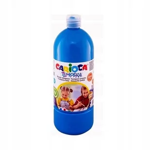 FARBA TEMPERA CARIOCA 40427/16 500ml JASNA NIEBIESKA - Przybory szkolne - miniaturka - grafika 1