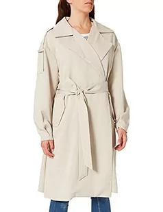 Pepe Jeans Płaszcz damski Elsa, szary (Linen 892), M - Płaszcze damskie - miniaturka - grafika 1